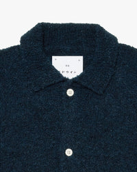 Edwin Gemini Cardigan - Navy Garment Washed