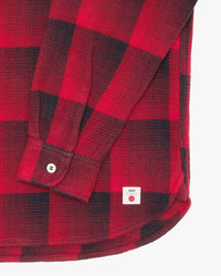 Edwin L/S Work Shirt - Red Garment Washed | Edwin Shirts | Jeanstore