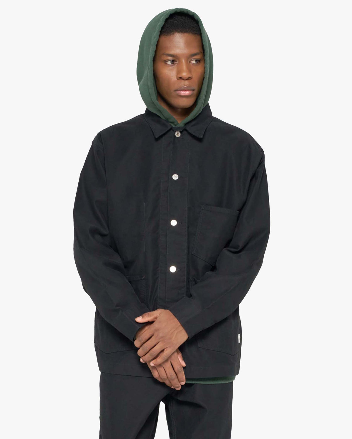 Edwin Moleskin Coverall - Black Garment Washed