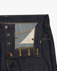Edwin Made in Japan Nashville Loose Mens Jeans - 14oz Red Listed Selvage Denim / Blue Unwashed