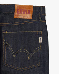 Edwin Made in Japan Nashville Loose Mens Jeans - 14oz Red Listed Selvage Denim / Blue Unwashed