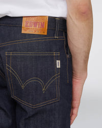 Edwin Made in Japan Nashville Loose Mens Jeans - 14oz Red Listed Selvage Denim / Blue Unwashed