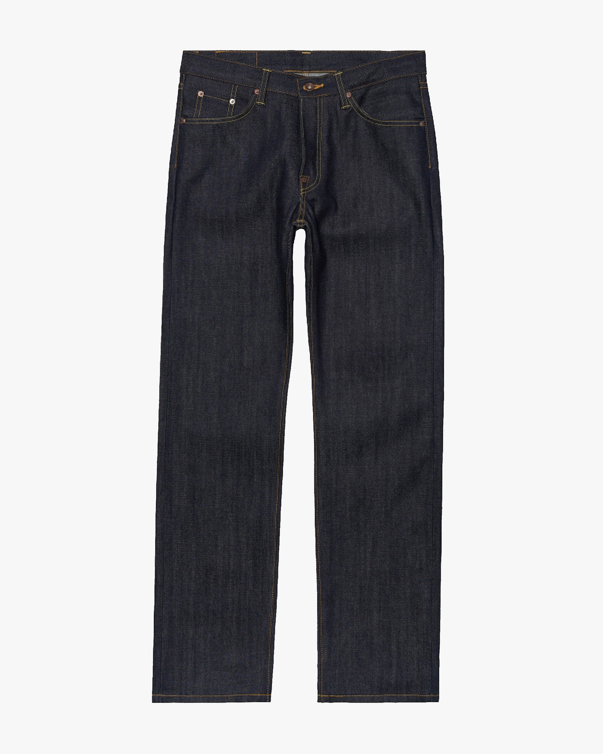 Edwin Made in Japan Nashville Loose Mens Jeans - 14oz Red Listed Selvage Denim / Blue Unwashed