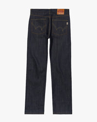 Edwin Made in Japan Nashville Loose Mens Jeans - 14oz Red Listed Selvage Denim / Blue Unwashed
