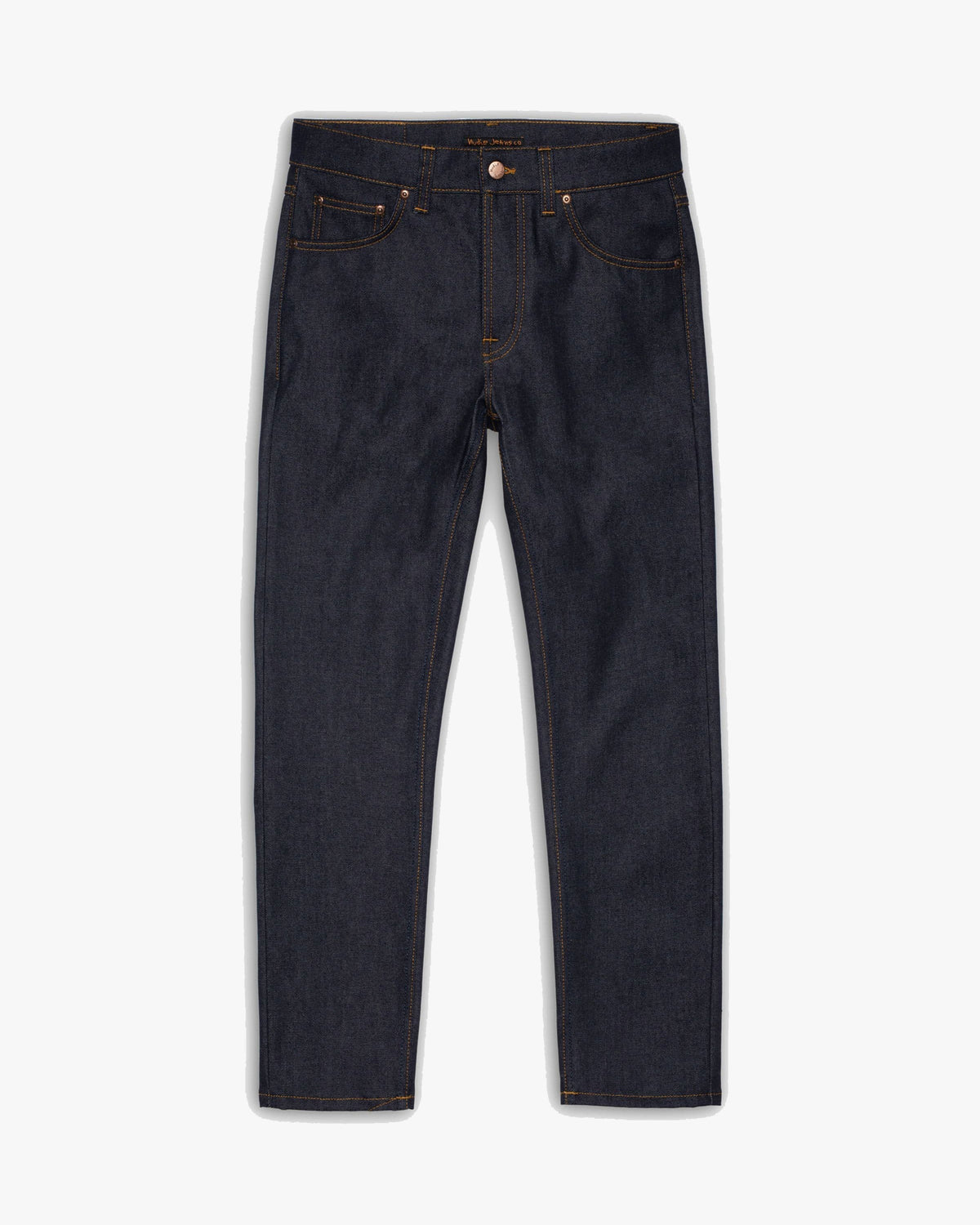 Nudie Solid Ollie Slim Fit Mens Jeans - Dry Abyss | Nudie Jeans Jeans | JEANSTORE