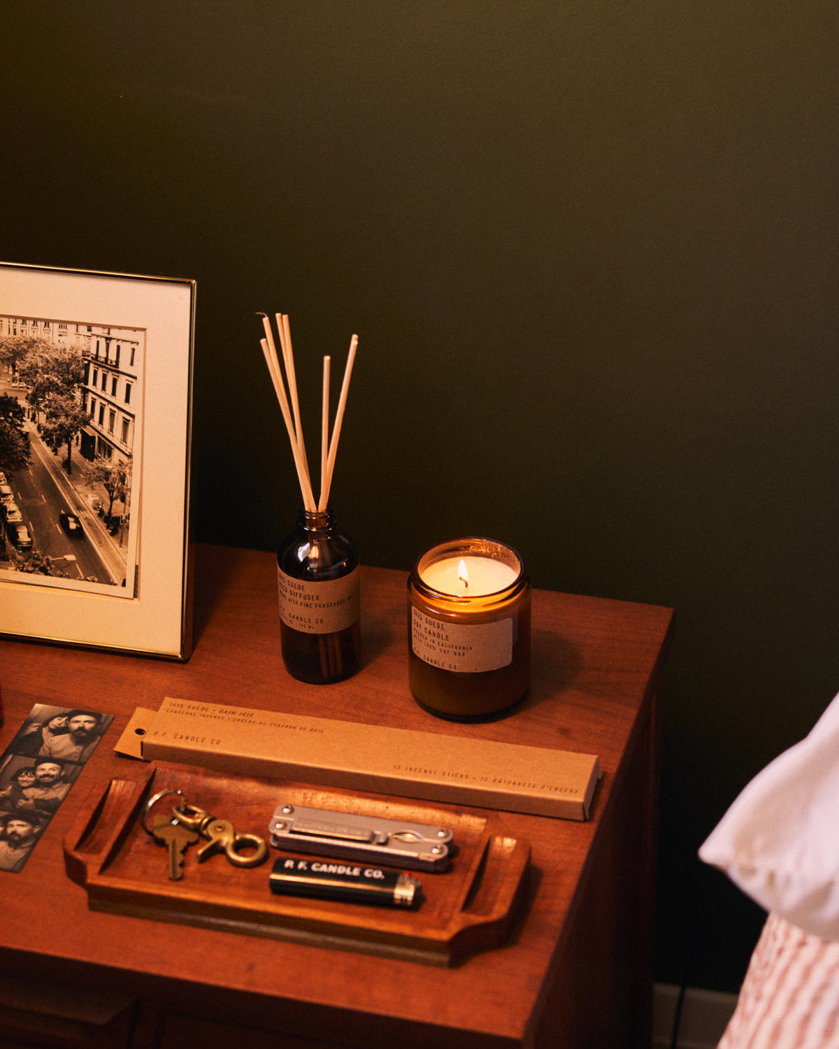 P.F. Candle Co. Reed Diffuser - Iris Suede