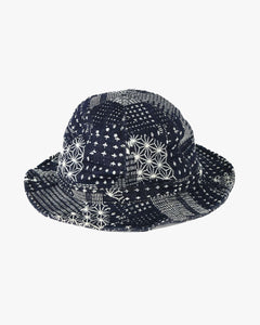 Camp Hat - Monster Sashiko Indigo