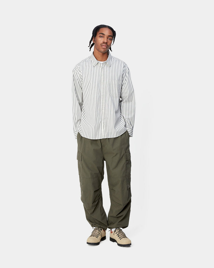 Carhartt WIP Jet Extra Loose Fit Cargo Pants - Cypress Rinsed