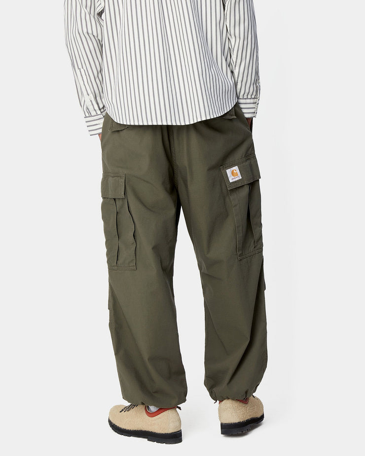 Carhartt WIP Jet Extra Loose Fit Cargo Pants - Cypress Rinsed