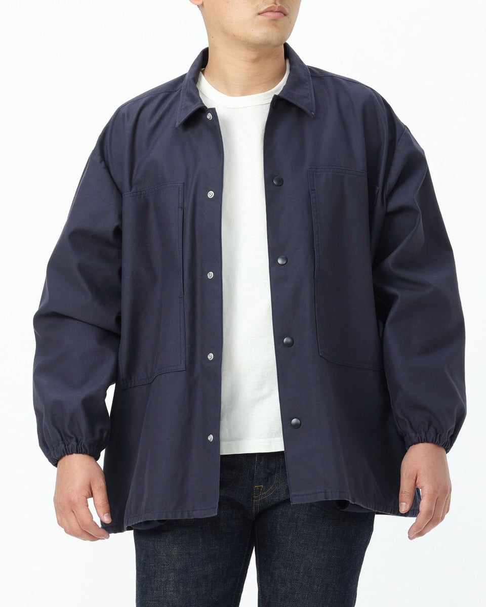 Japan Blue Ground Crew Coach Jacket - Navy – JEANSTORE