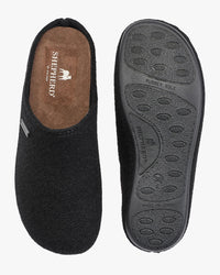 Shepherd® Of Sweden Jon Wool Slippers - Black
