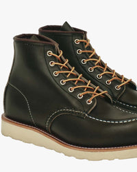 Red Wing 8180 Classic 6-Inch Moc Toe Boots - Kangatan Alpine Green