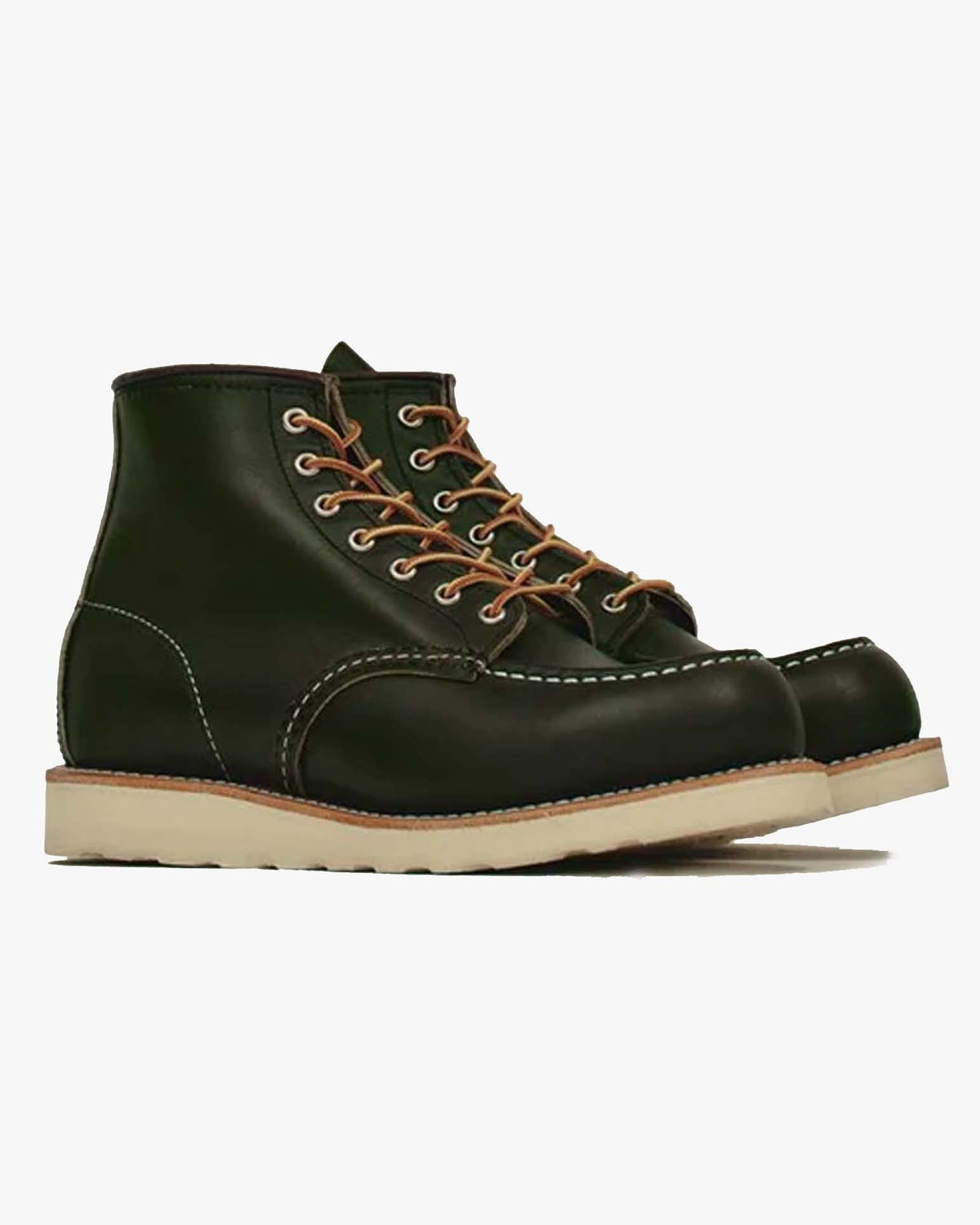 Red Wing 8180 Classic 6-Inch Moc Toe Boots - Kangatan Alpine Green