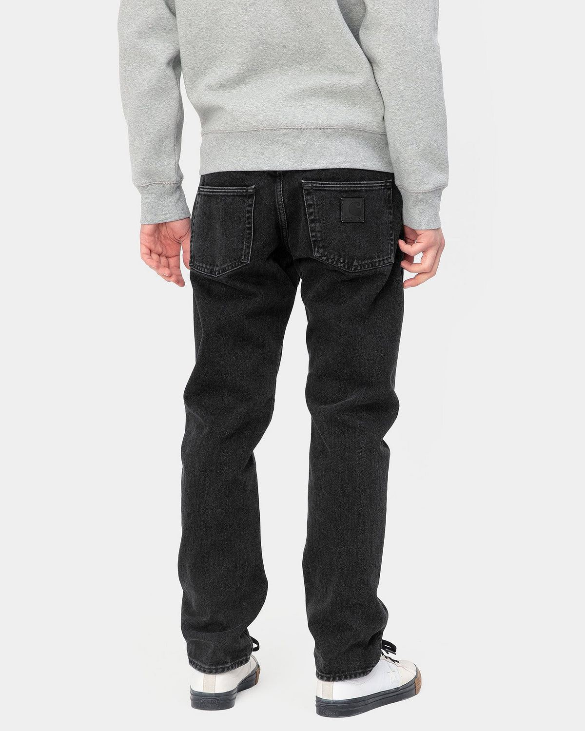 Carhartt WIP Klondike Pant Regular Tapered Mens Jeans - Black Stone Washed | Carhartt WIP Jeans | JEANSTORE