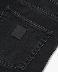 Carhartt WIP Klondike Pant Regular Tapered Mens Jeans - Black Stone Washed | Carhartt WIP Jeans | JEANSTORE