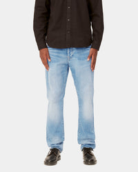Carhartt WIP Klondike Pant Regular Tapered Mens Jeans - Blue Light Used Wash | Carhartt WIP Jeans | JEANSTORE