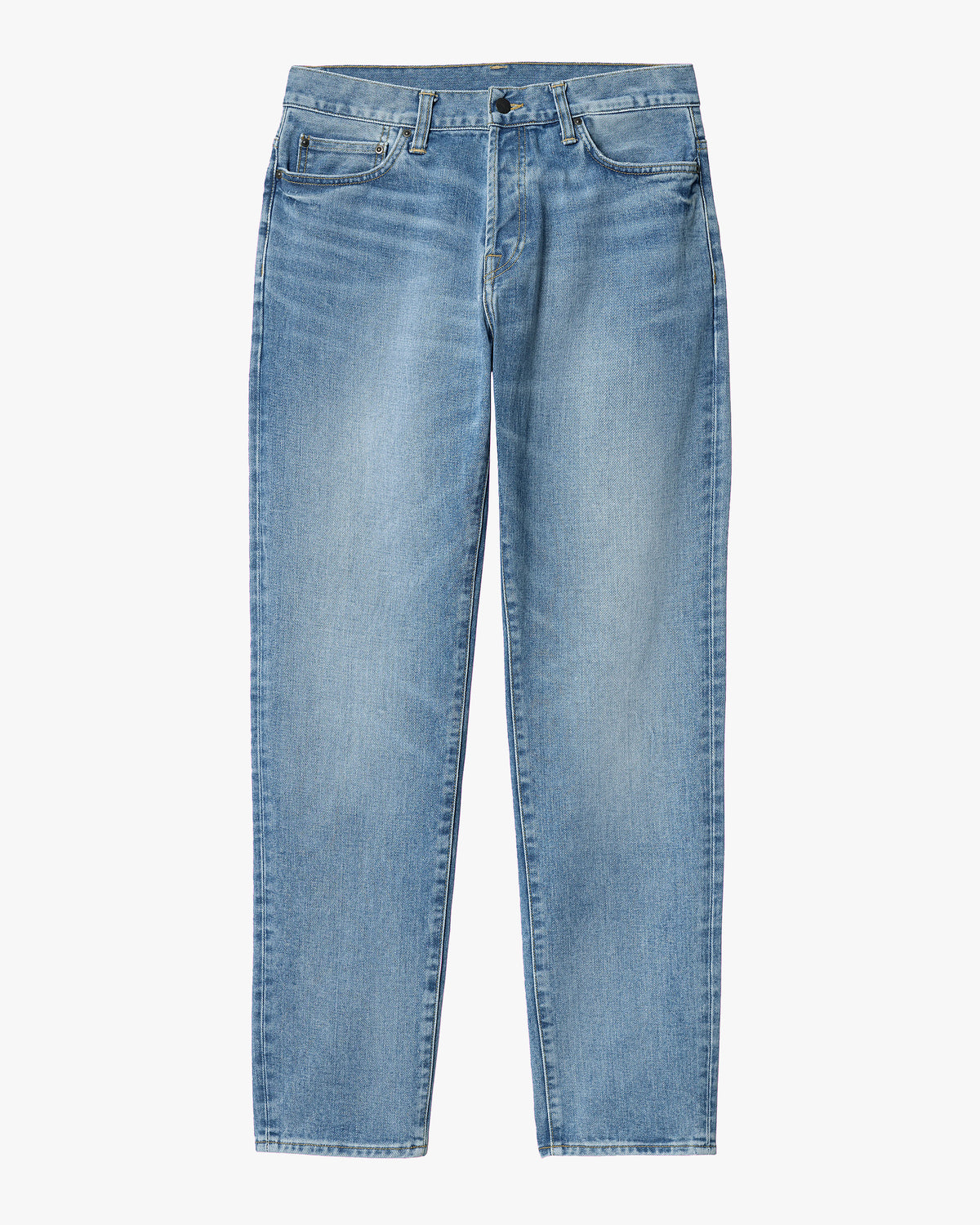 Carhartt WIP Klondike Pant Regular Tapered Mens Jeans - Blue Light Used Wash | Carhartt WIP Jeans | JEANSTORE