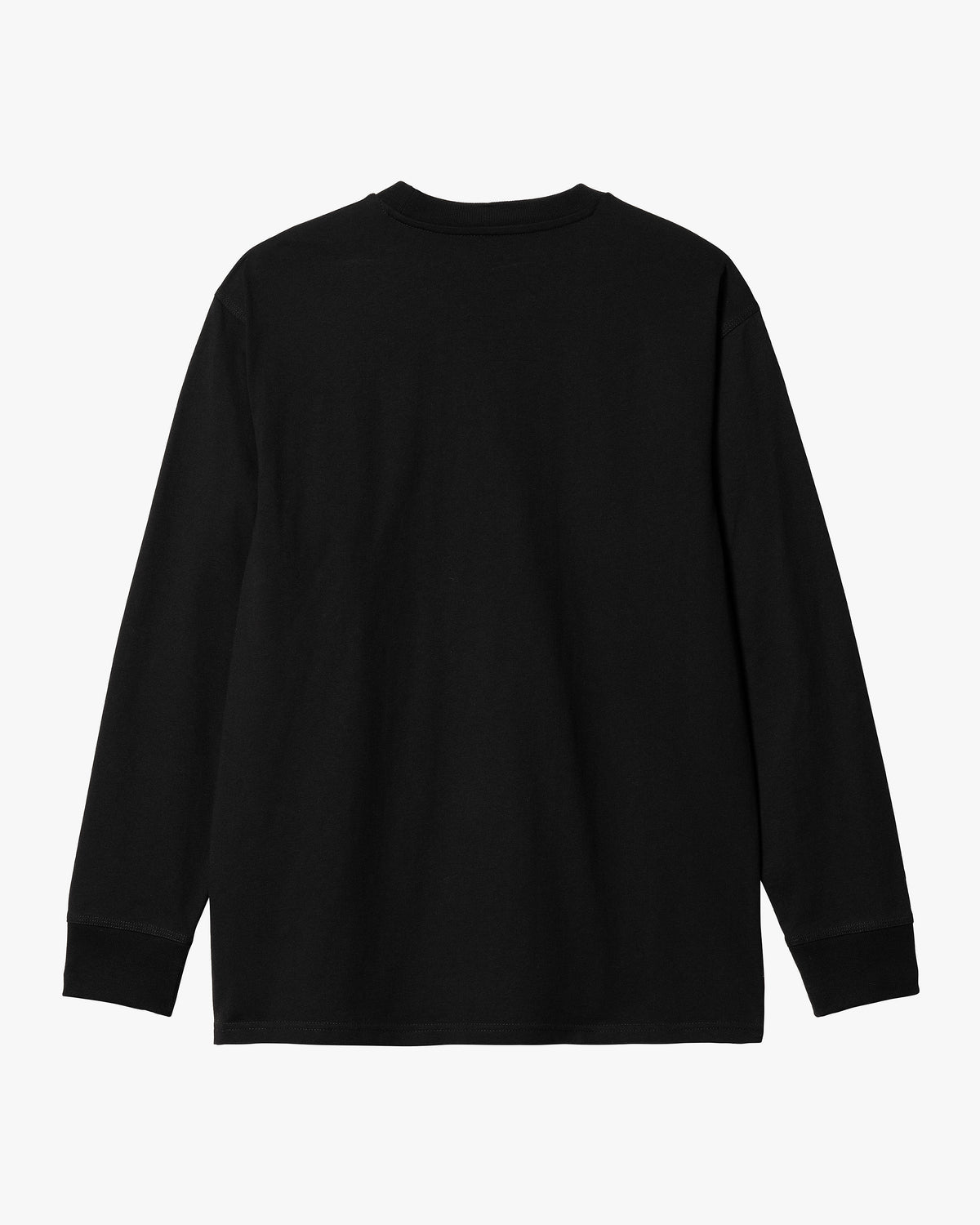 Carhartt WIP L/S American Script Tee - Black | Carhartt WIP T Shirts | JEANSTORE