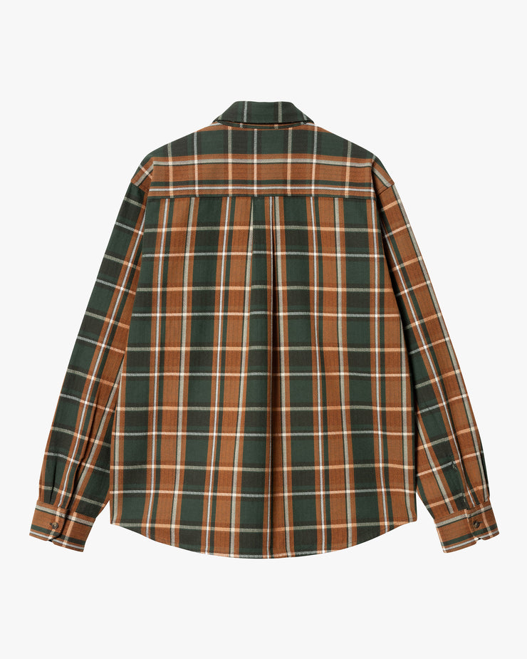 Carhartt WIP L/S Hobart Shirt - Hobart Check / Sycamore Tree