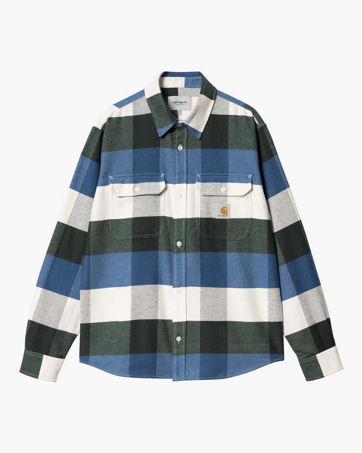 Carhartt WIP L/S Lyman Shirt - Discovery Green