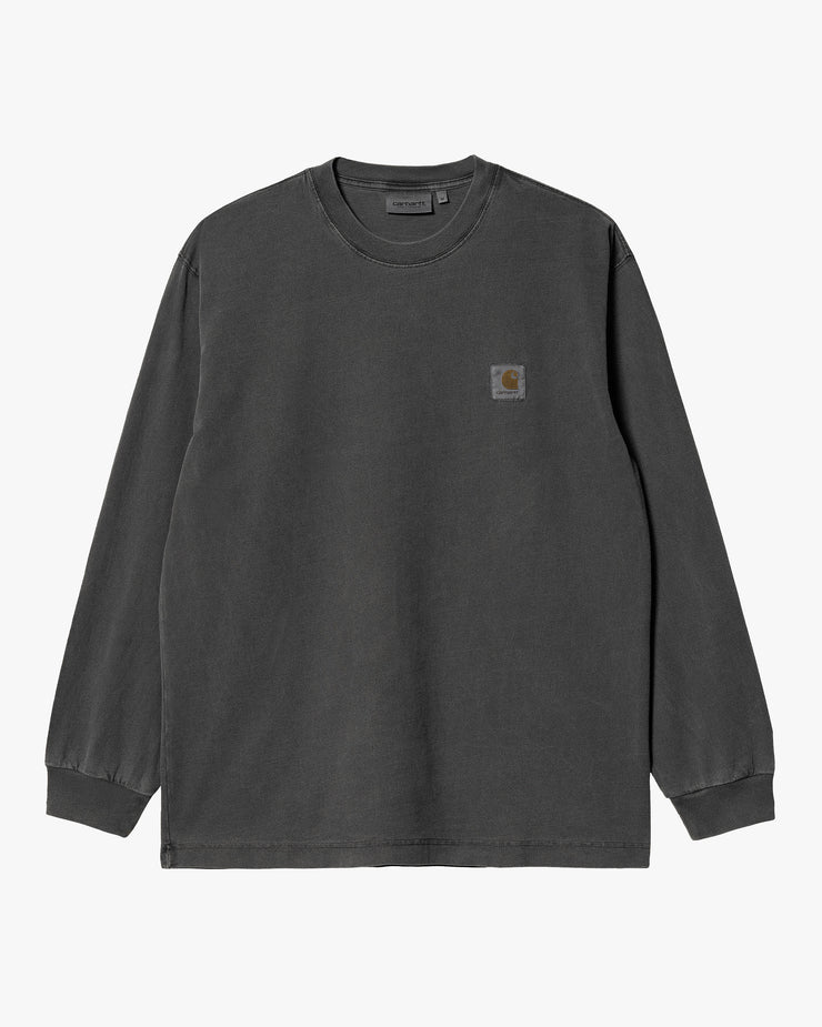 Carhartt WIP L/S Vista Tee - Graphite | Carhartt WIP T Shirts | JEANSTORE