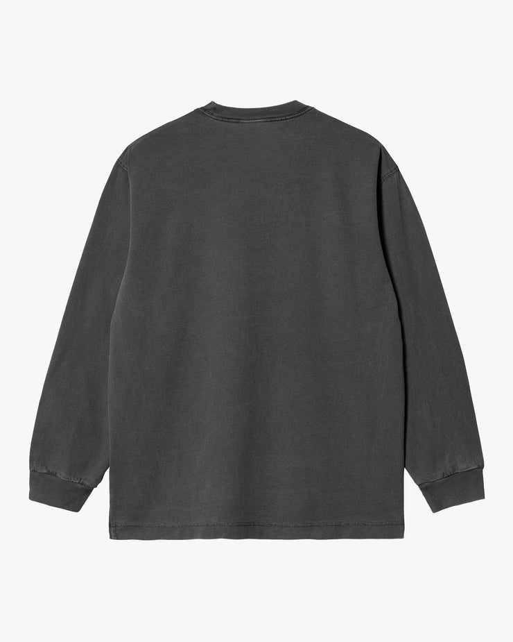 Carhartt WIP L/S Vista Tee - Graphite | Carhartt WIP T Shirts | JEANSTORE