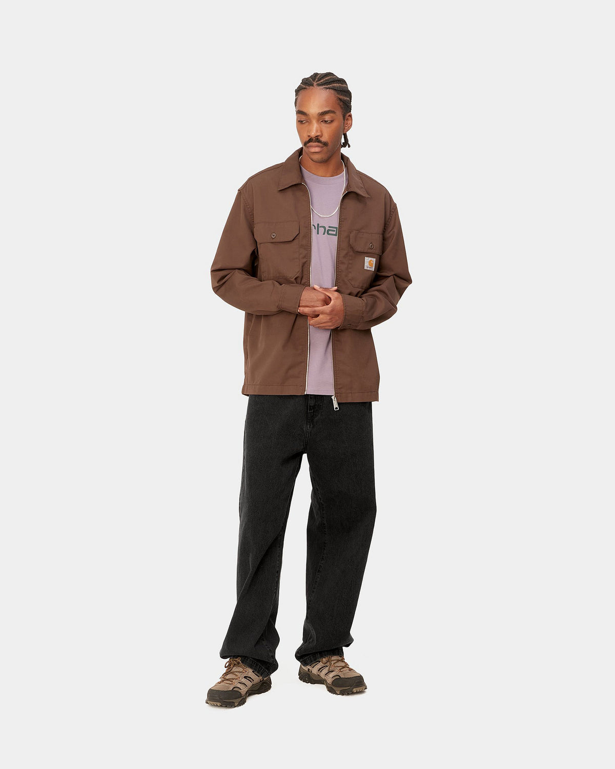 Carhartt WIP Landon Pant Loose Fit Mens Jeans - Black Stone Washed | Carhartt WIP Jeans | JEANSTORE