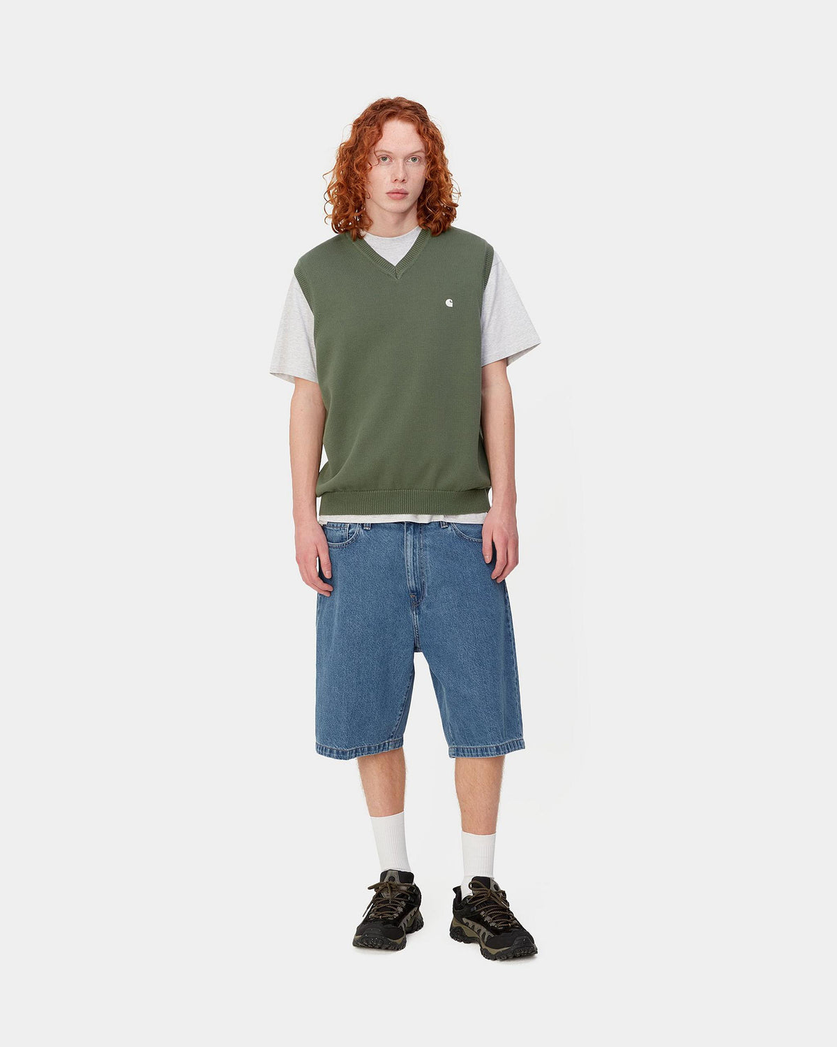 Carhartt WIP Landon Shorts - Blue Heavy Stone Washed | Carhartt WIP Shorts | JEANSTORE