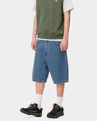 Carhartt WIP Landon Shorts - Blue Heavy Stone Washed | Carhartt WIP Shorts | JEANSTORE