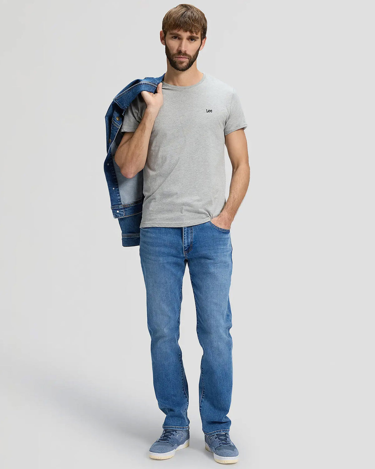 Lee Straight Fit Extreme Motion Mens Jeans - Blue Haven | Lee Jeans | JEANSTORE