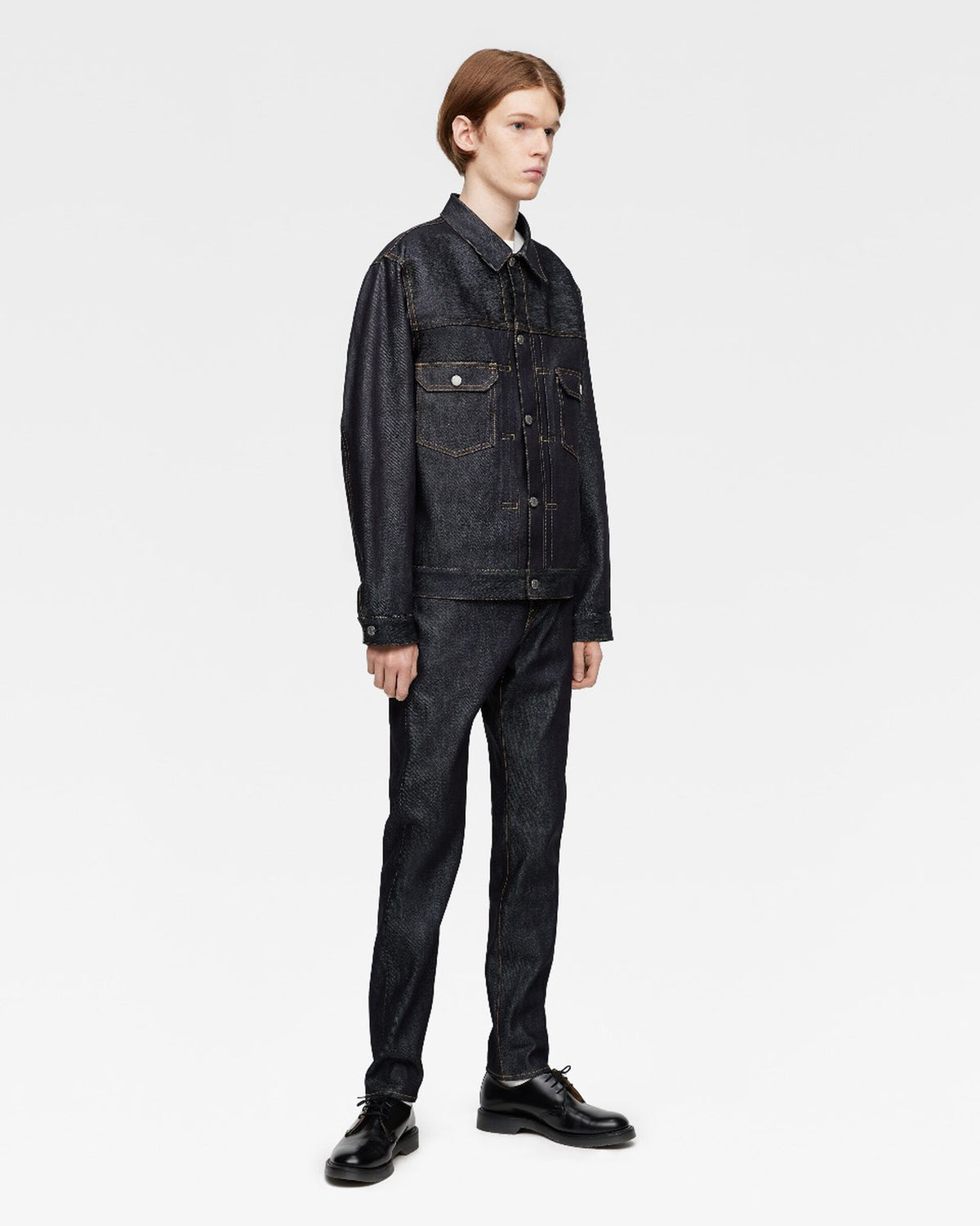MOMOTARO JEANS MMGJ0202 #002 Cotton & Silk Selvedge Denim Jacket - Indigo