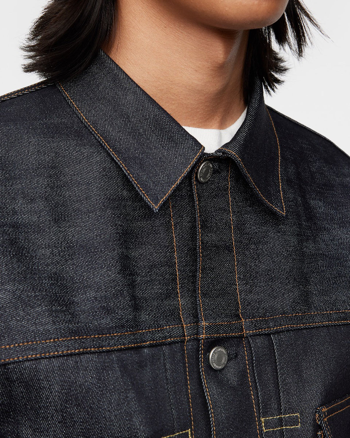 MOMOTARO JEANS MMGJ0202 #002 Cotton & Silk Selvedge Denim Jacket - Indigo