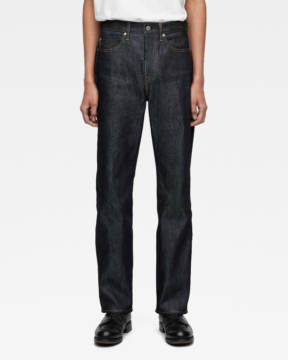 Momotaro Jeans #100 Cotton Silk Straight Fit Mens Jeans - 15oz Zimbabwe Cotton & Silk Selvedge Denim / Zipper | Momotaro Jeans Jeans | JEANSTORE