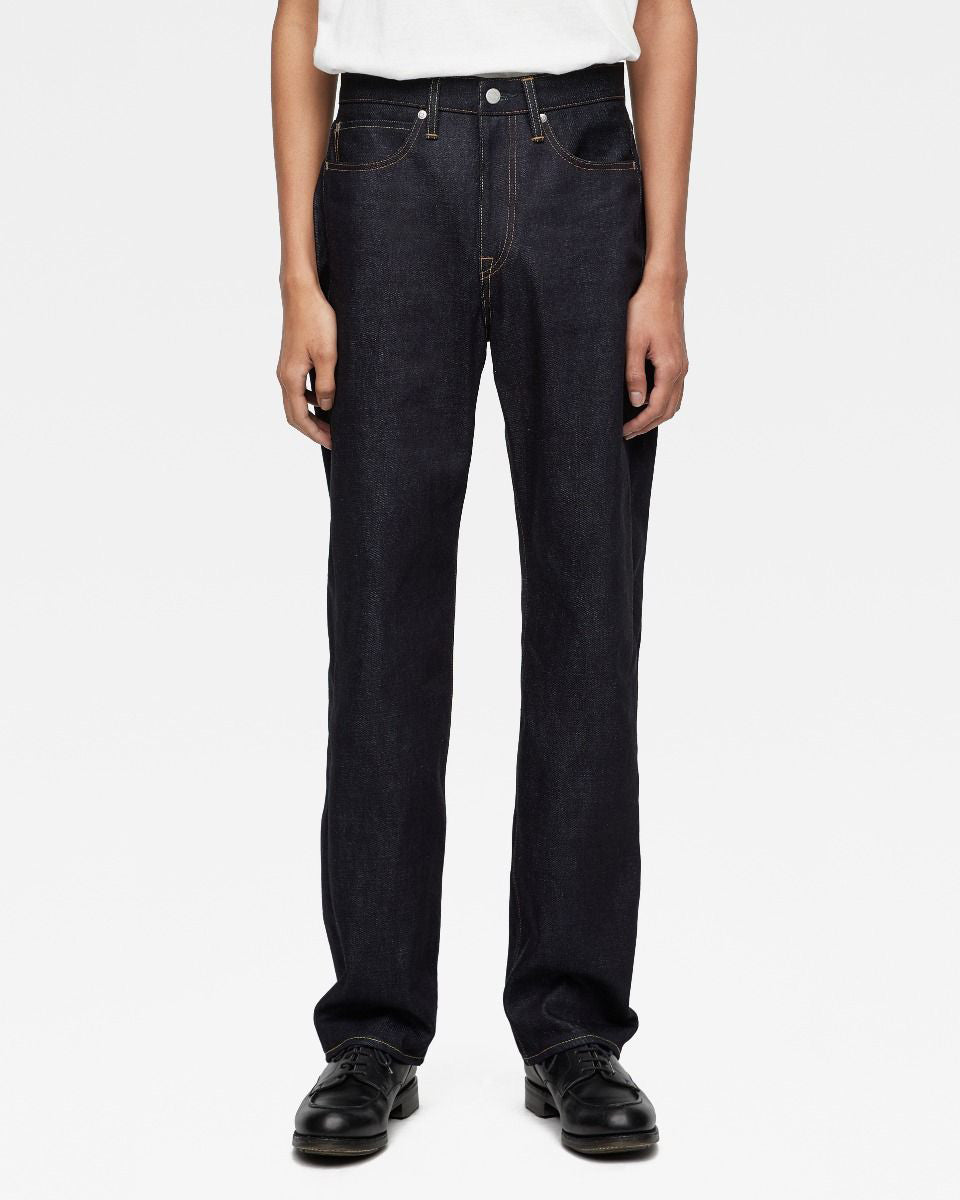 MOMOTARO JEANS #100 Standard Straight Fit Mens Jeans - 14.7oz Zimbabwe Cotton Selvedge Denim / Button | MOMOTARO JEANS Jeans | JEANSTORE