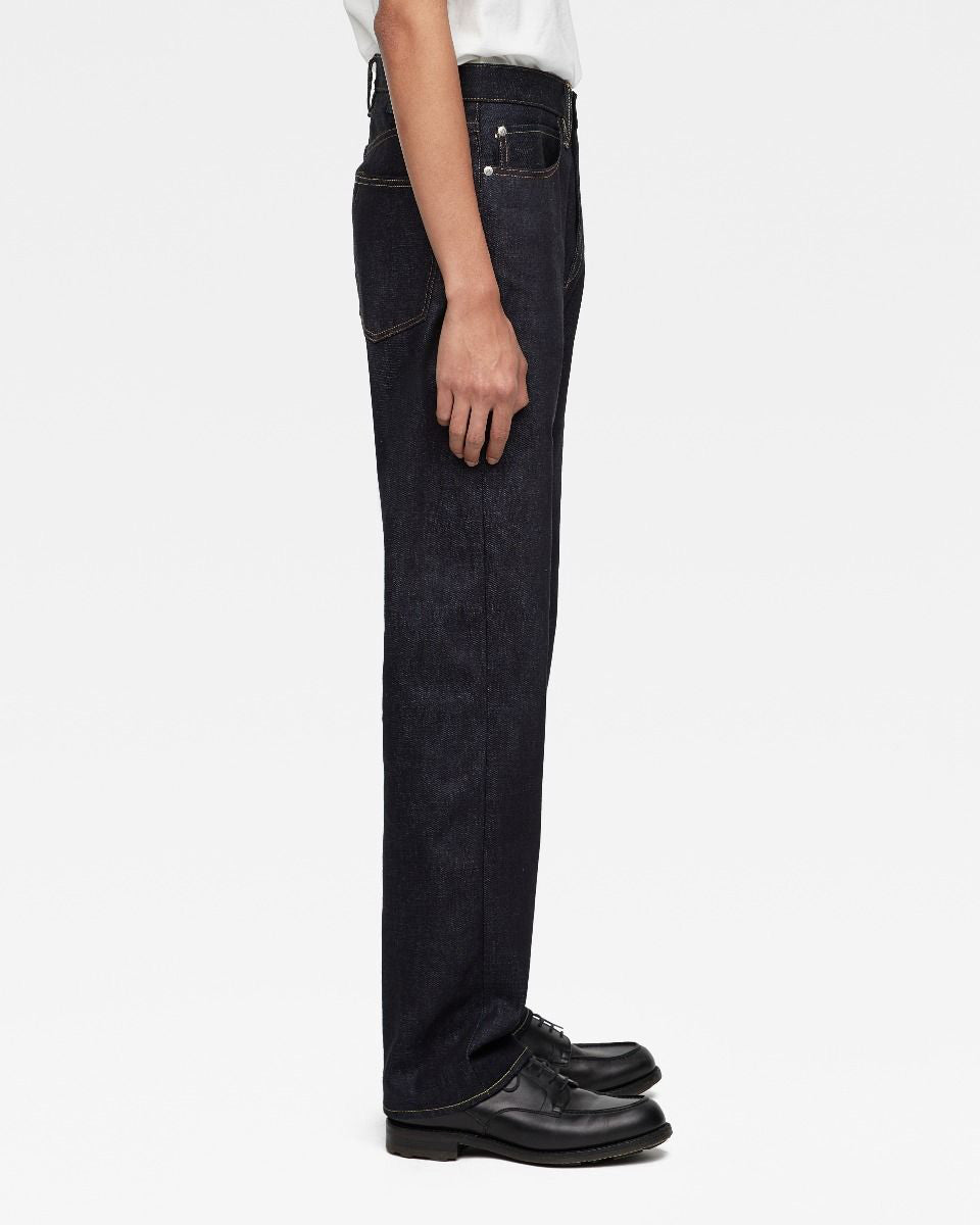 MOMOTARO JEANS #100 Standard Straight Fit Mens Jeans - 14.7oz Zimbabwe Cotton Selvedge Denim / Button | MOMOTARO JEANS Jeans | JEANSTORE
