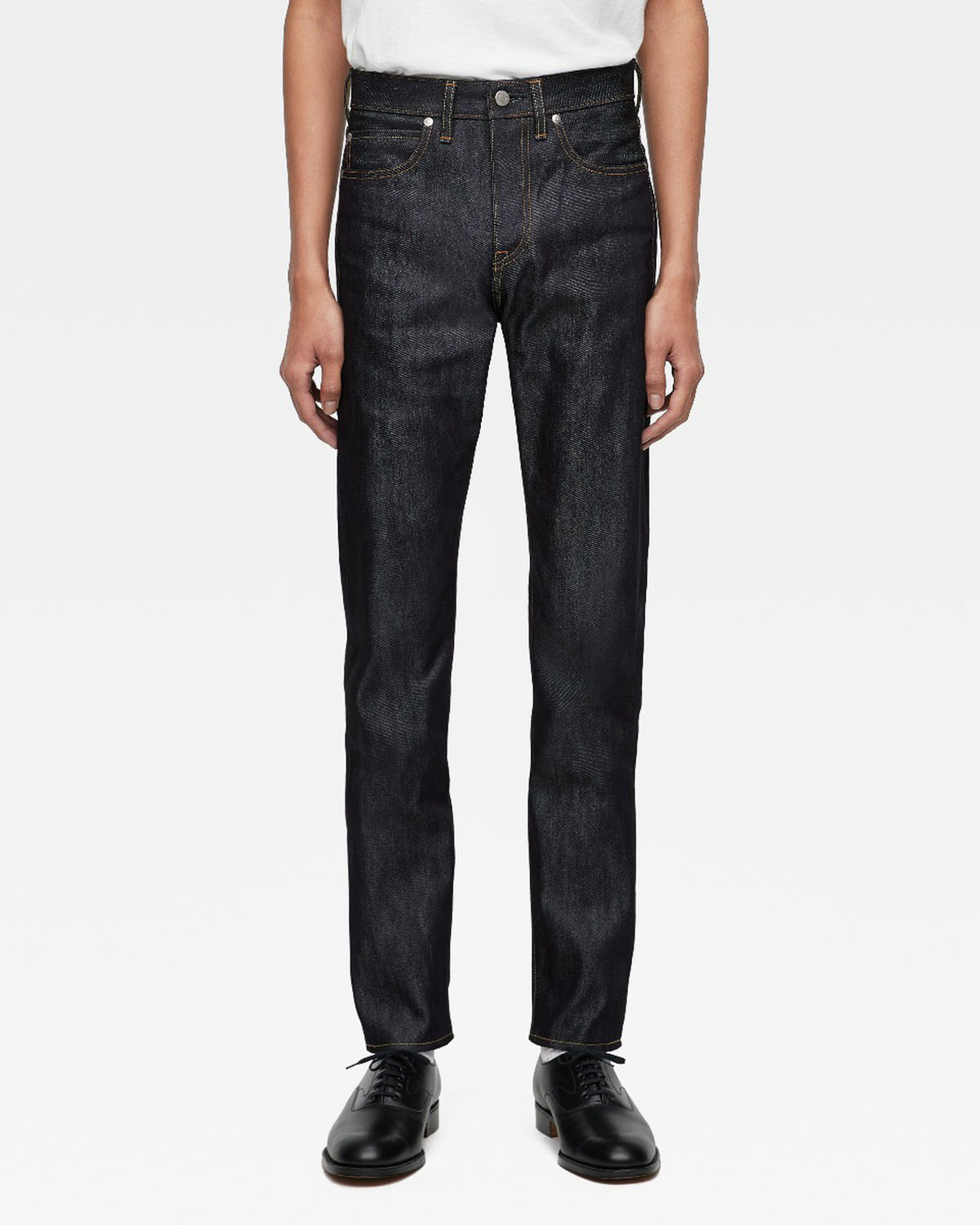 MOMOTARO JEANS #300 Cotton Silk Slim Fit Mens Jeans - 15oz Zimbabwe Cotton & Silk Selvedge Denim / Zipper