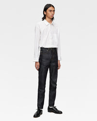 MOMOTARO JEANS #300 Cotton Silk Slim Fit Mens Jeans - 15oz Zimbabwe Cotton & Silk Selvedge Denim / Zipper