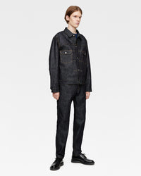 MOMOTARO JEANS #300 Cotton Silk Slim Fit Mens Jeans - 15oz Zimbabwe Cotton & Silk Selvedge Denim / Zipper