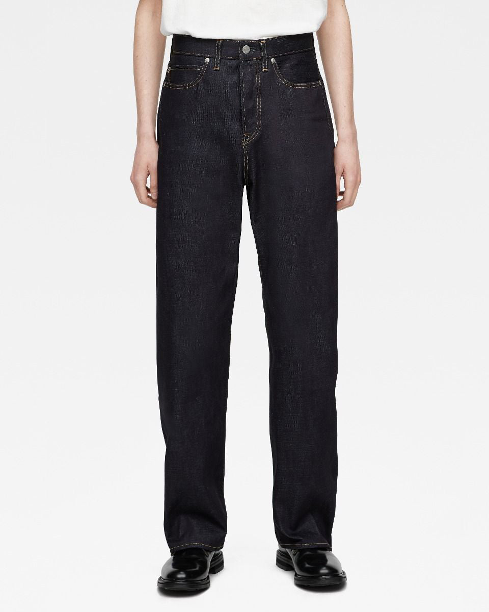 Momotaro Jeans #400 Standard Wide Fit Mens Jeans - 14.7oz Zimbabwe Cotton Selvedge Denim / Button | Momotaro Jeans Jeans | JEANSTORE