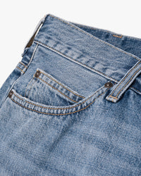 Carhartt WIP Marlow Pant Relaxed Straight Mens Jeans - Blue Worn Bleached | Carhartt WIP Jeans | JEANSTORE