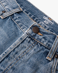Carhartt WIP Marlow Pant Relaxed Straight Mens Jeans - Blue Worn Bleached | Carhartt WIP Jeans | JEANSTORE