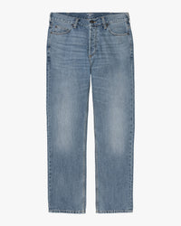 Carhartt WIP Marlow Pant Relaxed Straight Mens Jeans - Blue Worn Bleached | Carhartt WIP Jeans | JEANSTORE