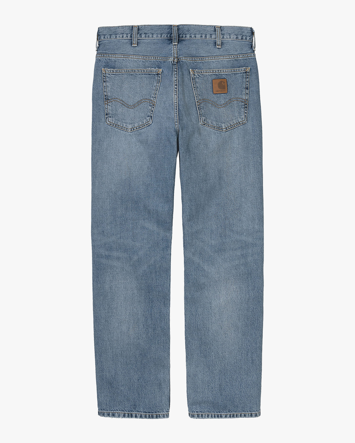 Carhartt WIP Marlow Pant Relaxed Straight Mens Jeans - Blue Worn Bleached | Carhartt WIP Jeans | JEANSTORE
