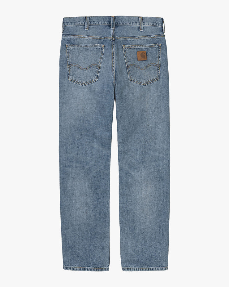 Carhartt WIP Marlow Pant Relaxed Straight Mens Jeans - Blue Worn Bleached