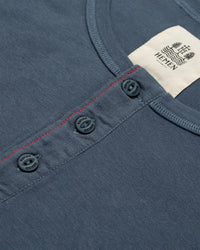 Hemen Biarritz Luzien Henley - Steel Blue
