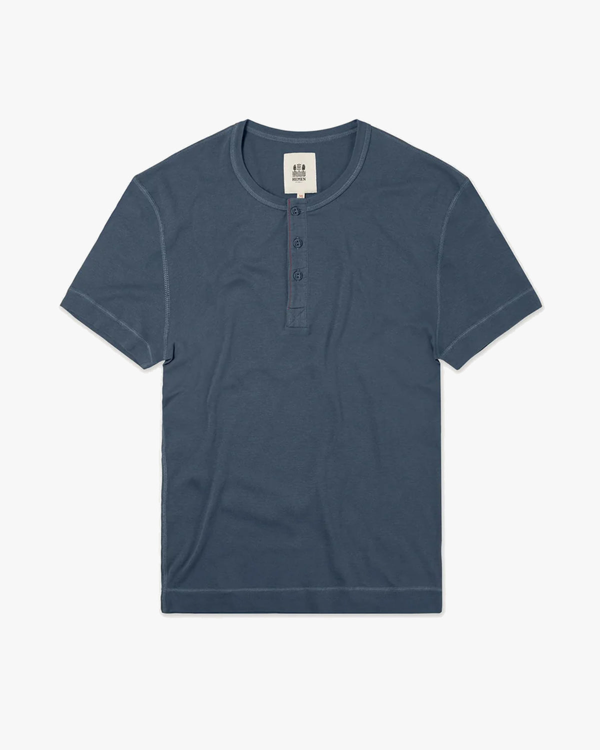 Hemen Biarritz Luzien Henley - Steel Blue