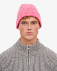 Colorful Standard Merino Wool Beanie - Bubblegum Pink