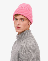 Colorful Standard Merino Wool Beanie - Bubblegum Pink