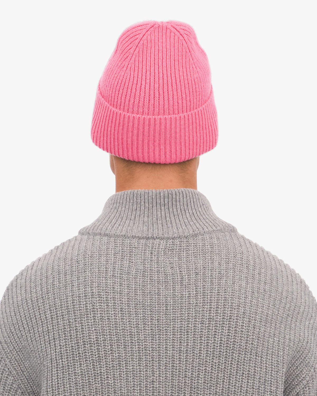 Colorful Standard Merino Wool Beanie - Bubblegum Pink
