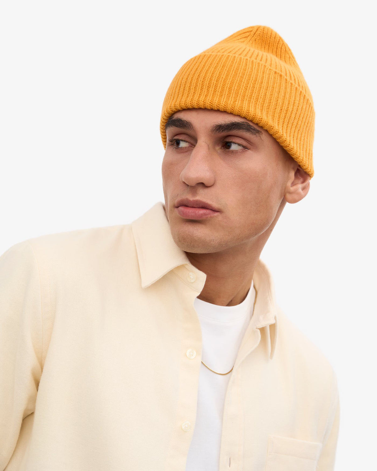 Colorful Standard Merino Wool Beanie - Burned Yellow